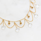 COLLIER PLUIE DE CRISTAL - Khloe