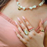 COLLIER PINK SHELL