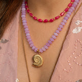 COLLIER PURPLE SHELL