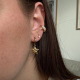 STAR EARRING CREOLES