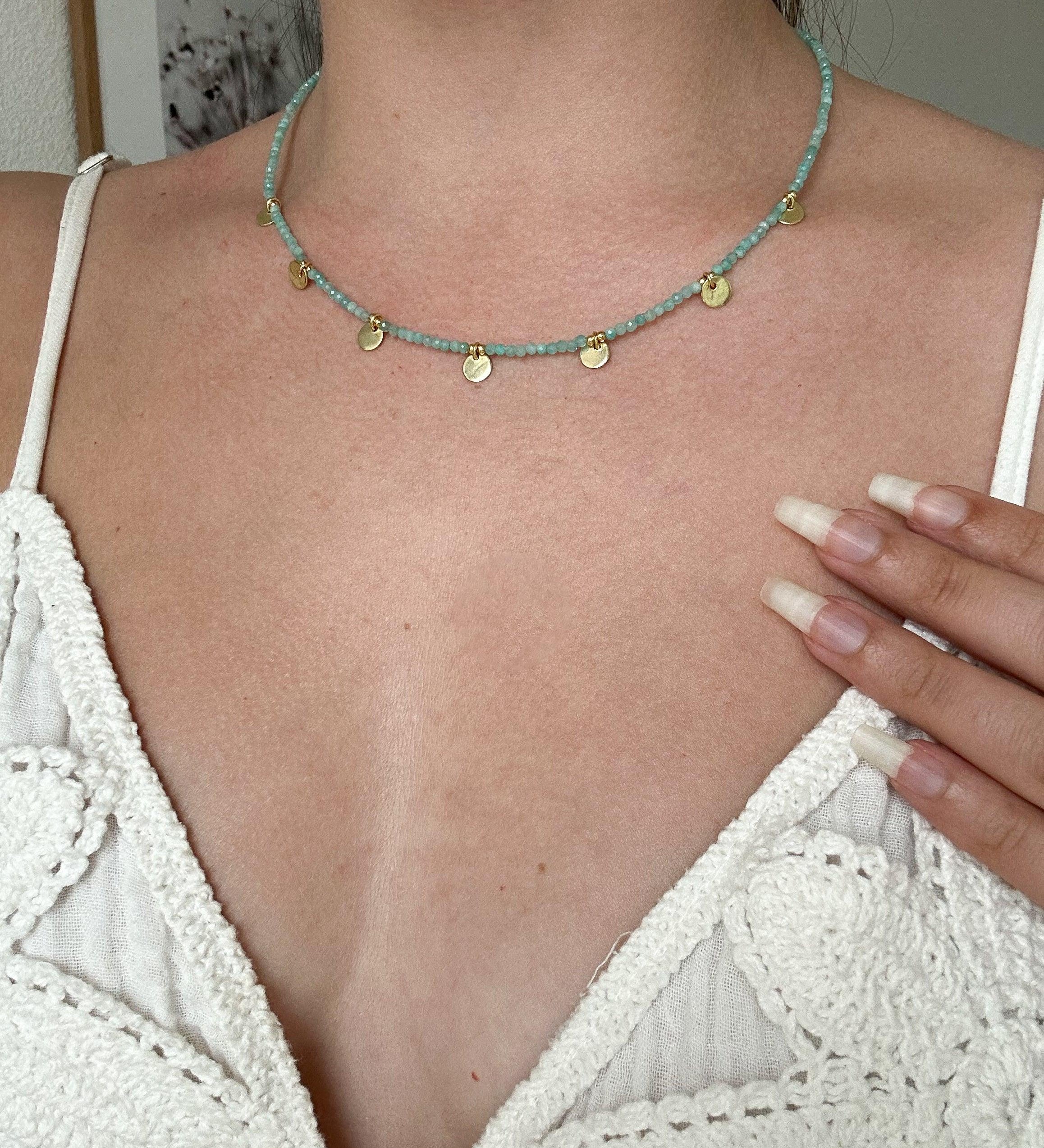 COLLIER AMAZONITE - Khloe