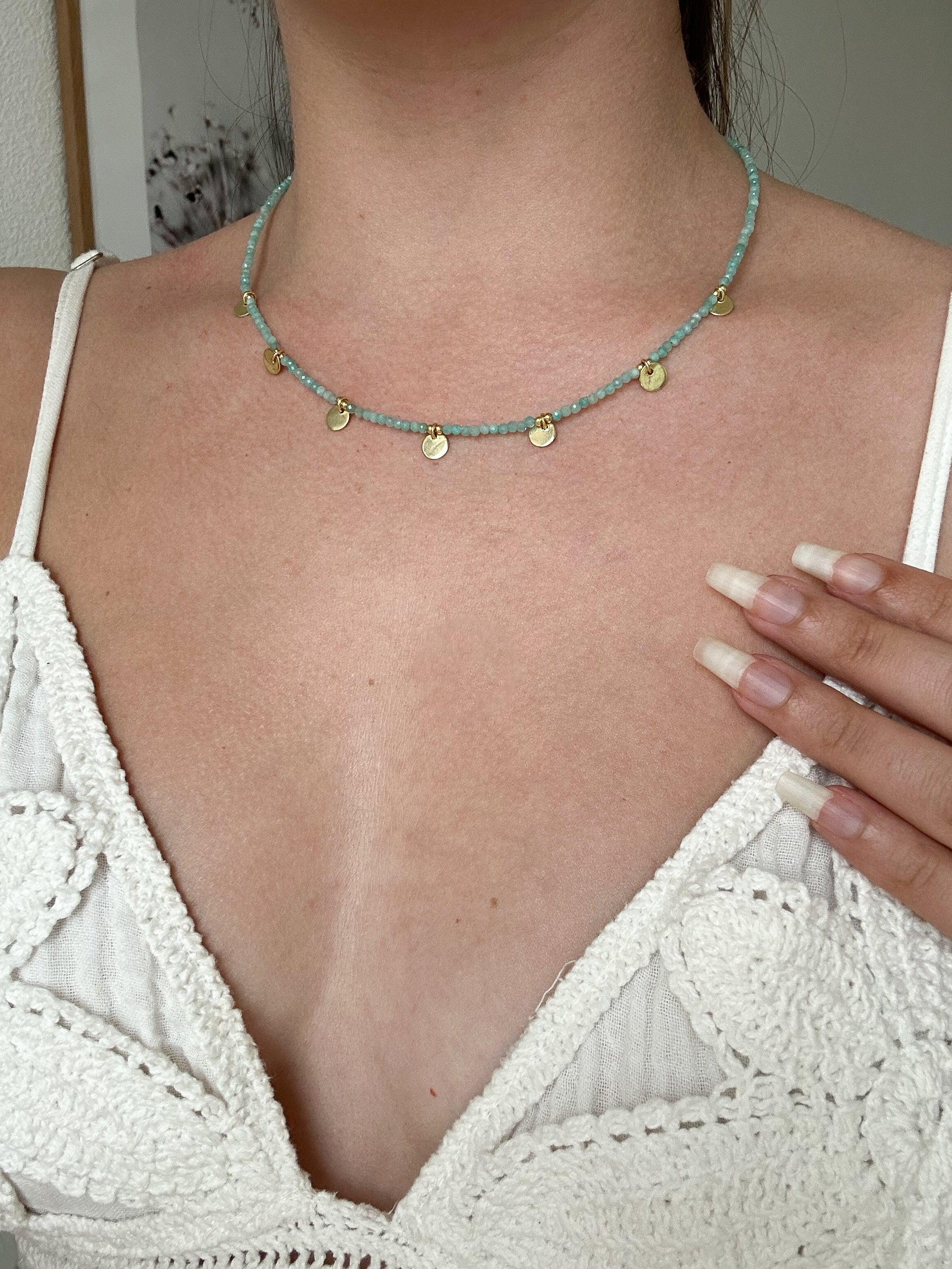 COLLIER AMAZONITE - Khloe