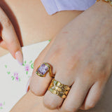 BAGUE LILAS