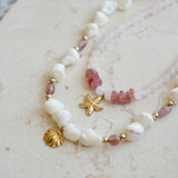 COLLIER PINK SHELL