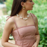 COLLIER PINK SHELL