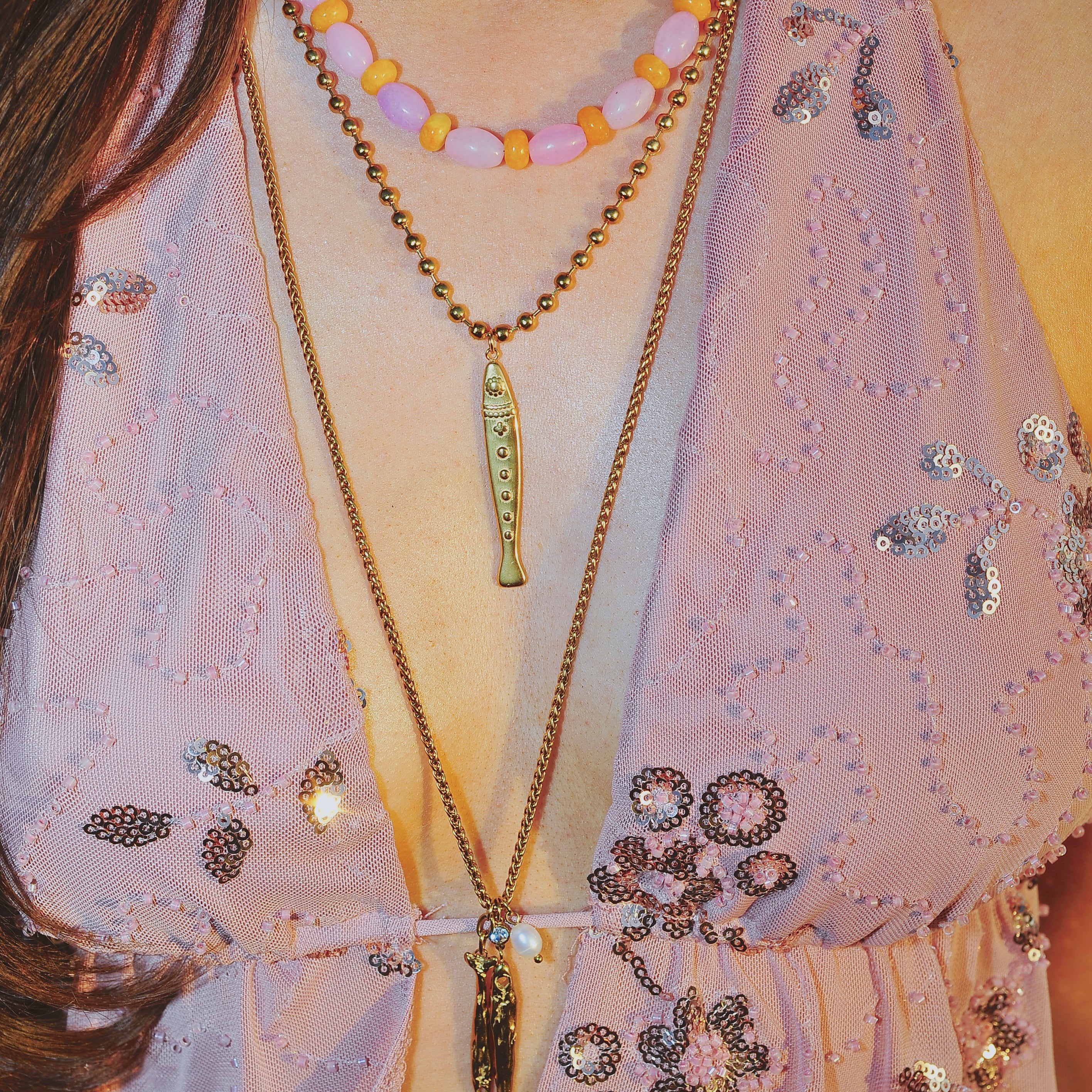 COLLIER GOLD FISH